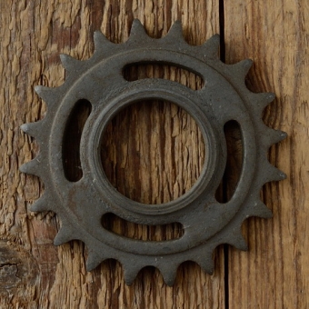 Ritzel 1/2 x 3/16 Schraubausführung, "Z=19", anthrazit, 4,6mm dick 