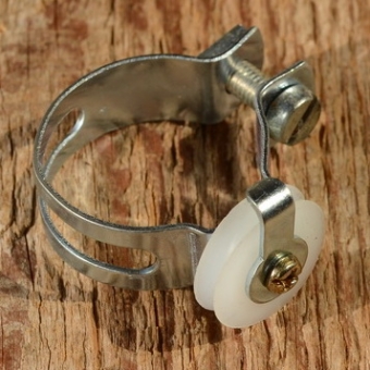 Kettenleitrolle, für Schaltzug, glanzverzinkt, orig. F&S NOS 