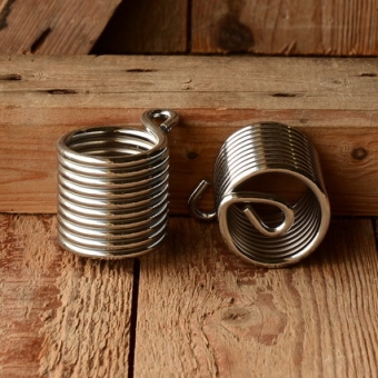 Sattelfedern für Motorfahrradsattel 74/98 ccm, (Tonnenzugfeder) Länge 52mm, Durchmesser 48mm , Satz 