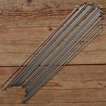 Speichen 2mm, glatt, Edelstahl, ohne Nippel 