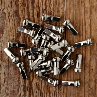 Speichennippel M3, D-Schaft=5.4 mm, L=16mm, Messing vernickelt 