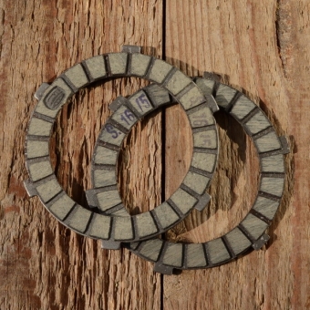 Kupplungsbelag / Kupplungsscheibe "NSU Quickly", D=70/75mm, 2.6mm dick 
