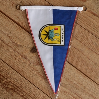 TOBI-Wimpel "KORBACH", 60/70er Jahre Altbestand 