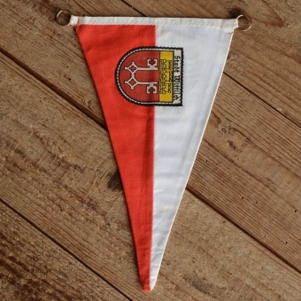 TOBI-Wimpel "STADT WITTICH", 60/70er Jahre Altbestand 