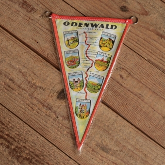 TOBI-Wimpel "ODENWALD", 60/70er Jahre Altbestand 