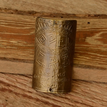 Steuerkopfschild  "OPEL ZR3", 20er Jahre, Nachfertigung 