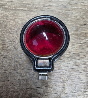 "Philips" Rücklicht eletrisch mit orig. Domlinsenglas ! Gehäuse Bakelit, 1930er bis 50er J., alte Neuware 