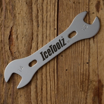 Flachschlüssel,  "ICE TOOLZ" 13/14mm, ideal für Nabenkonen / Kontermuttern. Werkstatt-Qualität ! 