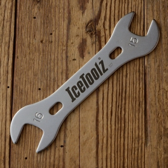 Flachschlüssel,  "ICE TOOLZ" 15/16mm, ideal für Nabenkonen / Kontermuttern. Werkstatt-Qualität ! 