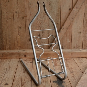 Gepäckträger, passend für 28 Zoll Fahrräder, silber lackiert, B=160mm H=380mm 