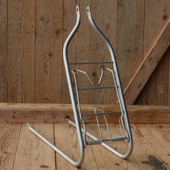 Gepäckträger, passend für 26 Zoll Fahrräder,  silber lackiert , B=145mm H=375mm 