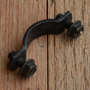 Bandage Hinterteil incl. 2 Schrauben, brüniert, pass. für Kettenschutz Art.Nr. 01013_V 