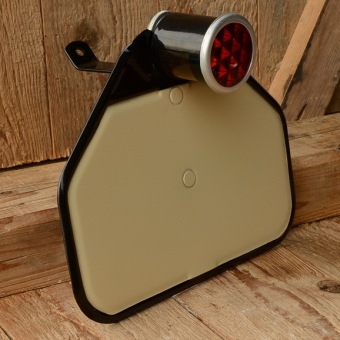 Motorfahrrad-Rücklicht mit beleuchteter Kennzeichenplatte 