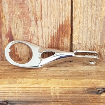 Lampenhalter , verchromt, f. Gabelschaft 1 Zoll,  gutes Modell der 60-80er Jahre, orig. alte Neuware. 