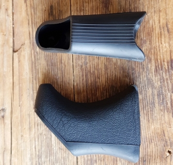 Bremshebel Überzug AERO, schwarz, neutral,  passend für div. Bremshebel 60-80 er Jahre, u.a. Shimano und Weinmann, Neuauflage    