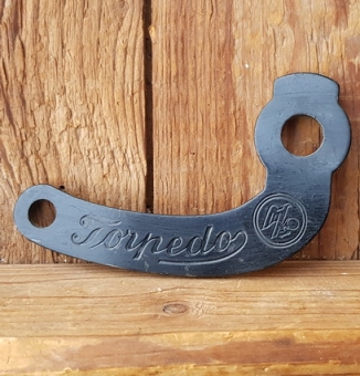 Bremsanker für Hebelkonus F+S Torpedo Rücktrittnabe, 40er Jahre, schwarz lack., alte Neuware, WW2 Rad u.a. 