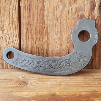 Bremsanker für Hebelkonus F+S Torpedo Rücktrittnabe, 40er Jahre, anthrazit, alte Neuware, WW2 Rad u.a. 