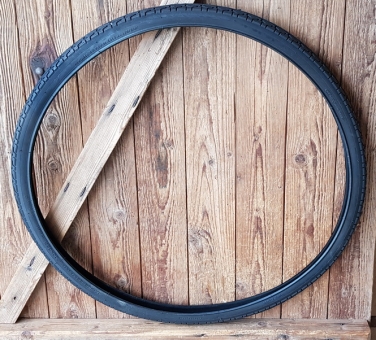 Fahrrad Reifen, 28 x 1 3/8 x 1 5/8 (37-622), schwarz, klassische Ausführung 