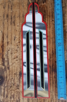 Aufkleber "Flammdekor", passend für 60-80er Jahre Fahrräder, orig. alte Neuware, Maße siehe Bild 