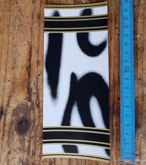 Aufkleber "Flammdekor", passend für 60-80er Jahre Fahrräder, orig. alte Neuware, Maße siehe Bild 