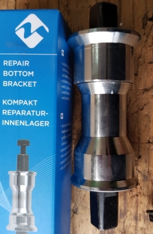 Tretlager / Innenlager passend f. Fahrräder mit BSA,  ITA und/oder defekten Schraubgewinden, Vierkantachse 127  mm 