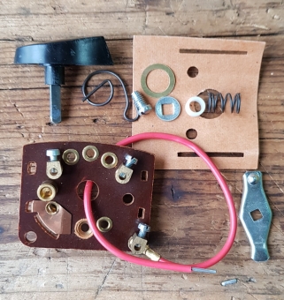 IKU univ. Gehäuseschalter für Scheinwerfer Moped,  orig. 60-70er Jahre, alte Neuware ! 