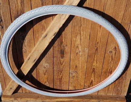 Fahrrad Reifen, 28 x 1,50 (40-622), ungemarkt, grau, klassisches Modell, stabile Ausführung f. Tourer, Halbrenner etc.  