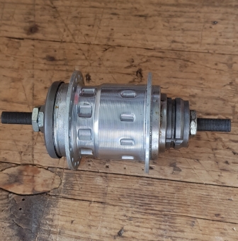 Nabe 3-Gang,"SACHS", 36 Loch Sportversion ohne Rücktritt, orig. alte Neuware aus SACHS Bestand 80/90er J. , ohne Zubehör  