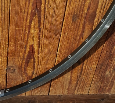 Felge f. Drahtreifen "RIGIDA RYDE Chrina", 28", Alu schwarz, 36 Loch 