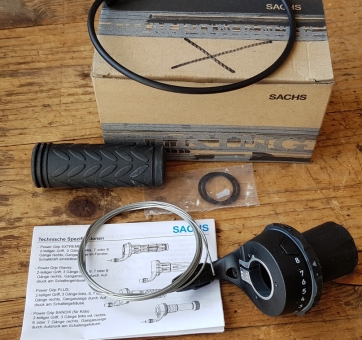 Schalthebel "SACHSPOWER GRIP PLUS"", rechte Seite, 6 bis 8 Gang, komplett mit allen Teilen in Originalbox! 