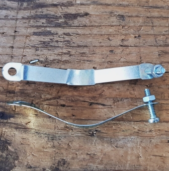 Bandschelle, "REG" orig. zur Befestigung von Flaschenhaltern am Rahmen ohne Anlötsockel, NOS 60-80er Jahre 