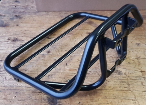 Gepäckträger für Frontmontage am Steuerrohr, Ladefläche ca. 26 x 35 cm, stabile Ausf. vom Traditionshersteller 