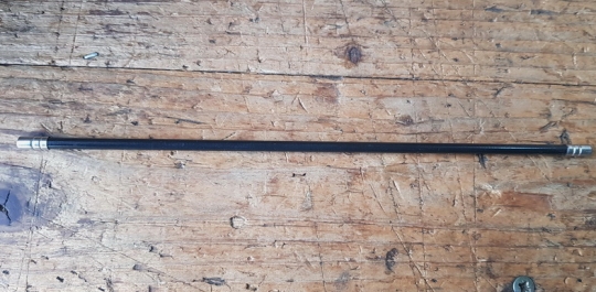 Bowdenzug Außenhülle  f. Schaltungszug Umwerfer / Schaltwerk, schwarz, D: Zughülle außen 5,0 mm, L: 250 mm 