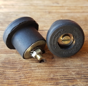 Lenkerendstopfen  VELOX, made in france, Gummi schwarz,  orig. Altbestand 