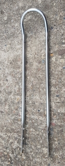 Sissybar, verchromt, L=66cm, für Bonanza/Polorad, rare alte Neuware der 70er Jahre ! 