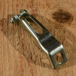 Lampenhalter, glanzverzinkt, L=60mm, f. Bremsschraube 