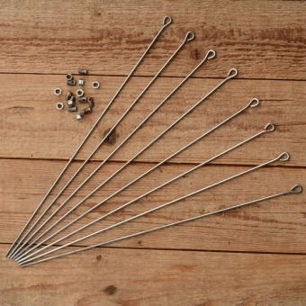 Anbausatz für Kotschützer "BLUEMELS", 28 Zoll, komplett mit allen Teilen, orig. Altbestand 