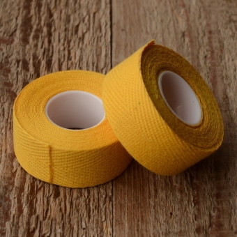 Lenkerband "TEXTIL / LEINEN", gelb 