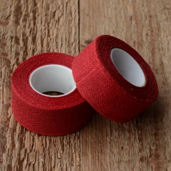 Lenkerband "TEXTIL / LEINEN", rot 