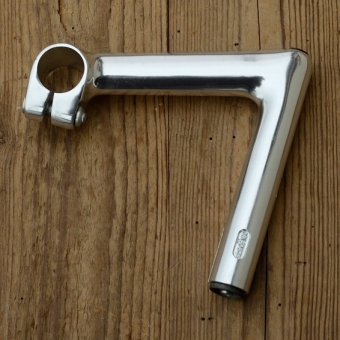 Lenker Vorbau "3ttt", Alu poliert, L=140mm, Klemmung=26mm, NOS, Schaftmaß 22.2mm 