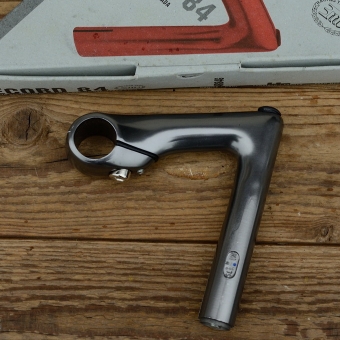 Lenker Vorbau "3ttt Record 84", Alu anthrazit, L=120mm, Klemmung=26mm, NOS/NIB, Schaftmaß 22.2mm 