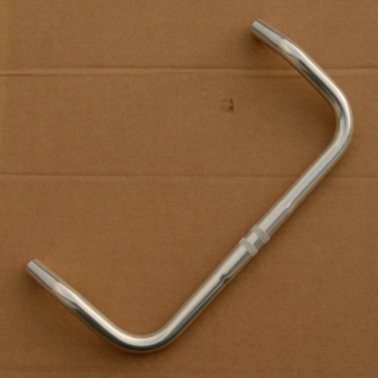 Rennlenker "Zeitfahrlenker", Alu, ungemarkt, Breite=43cm aussen gemessen, D=23.5mm 