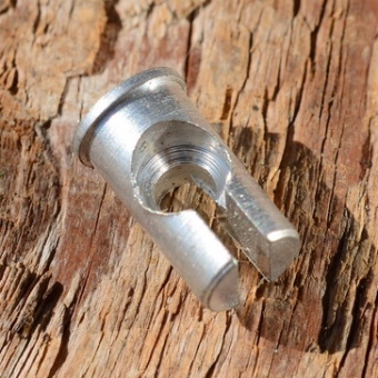 Nippel Aufnahme f. Brems/Kupplungshebel, Aluminium, D=10/8/6/4mm 