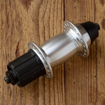 Nabe Kettenschaltung, Aluminium,   7-fach, f. MTB u. Tourer, 90er Jahre, 36Loch, ohne Schnellspanner, klassische Ausf.  