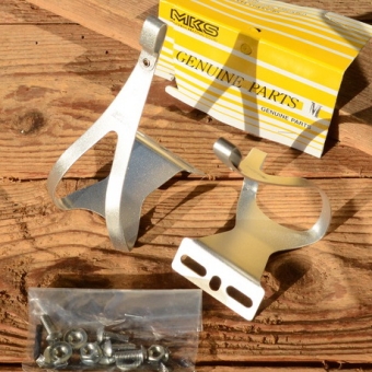 Pedalhaken / Rennhaken "MKS", Alumimium, federleicht, Größe "M" 