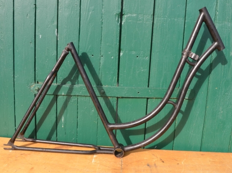 Fahrradrahmen "Opel" Damenausführung, schwarz, 28 Zoll, Baujahr 1936 