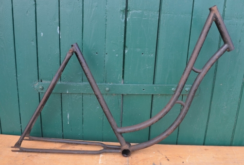Fahrradrahmen "Opel" von 1936, Damenausführung, 28 Zoll 