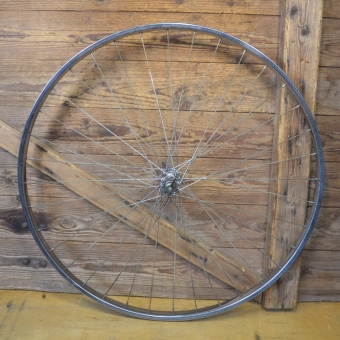 Laufrad vorn 28 x 1 ¼ x 1 ¾ (622-22) für Drahtbereifung, verchromt 