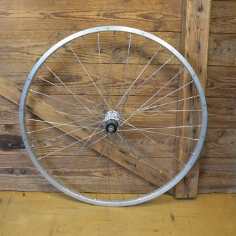 Laufrad hinten 26 Zoll (559-19) "Schürmann" Alu 36-Loch, NOS mit Patina 