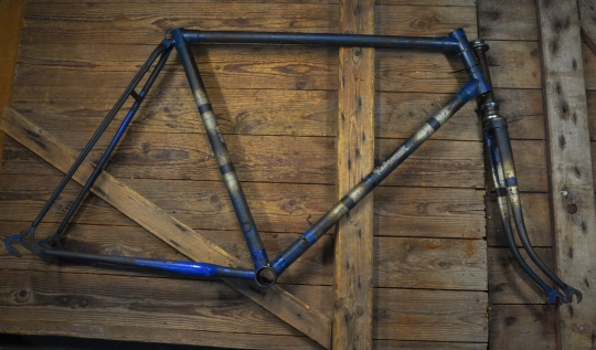 Fahrradrahmen Sportrad "Rabeneick", 26 Zoll, Herrenausf.,  Rahmenhöhe 55 cm, 50er Jahre 